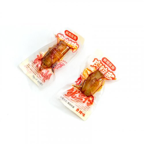 Spicy squid with many meatballs