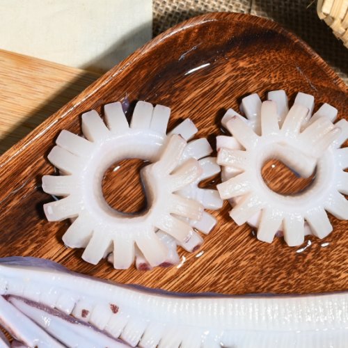 Squid Wings Skinless Curved 